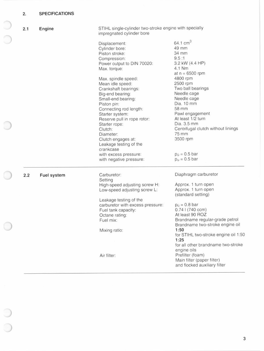 Stihl TS400 service manual preview img 4
