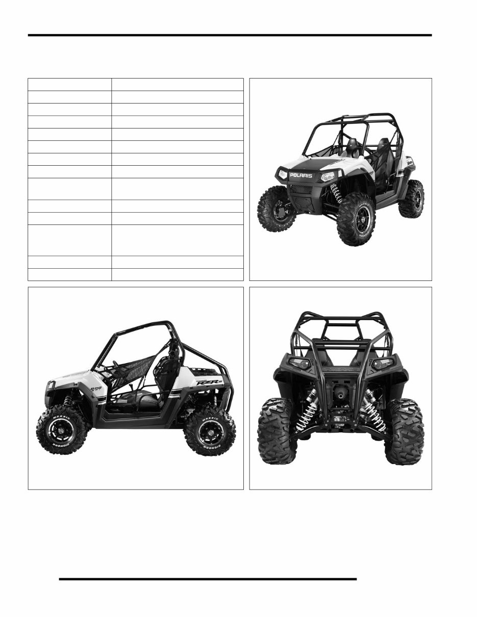 2009-2010 Polaris RZR 800 UTV Service Manual preview img 10