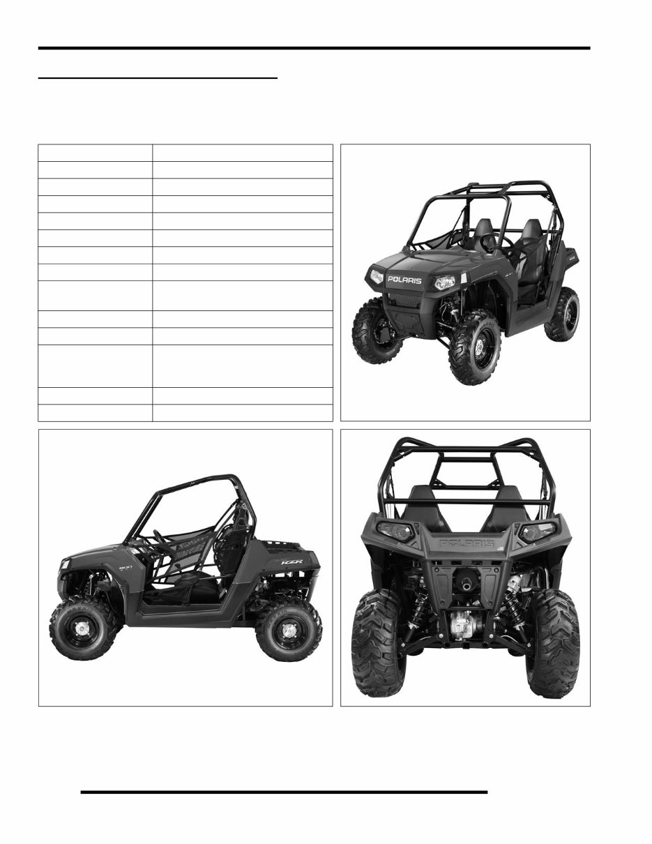 2009-2010 Polaris RZR 800 UTV Service Manual preview img 8