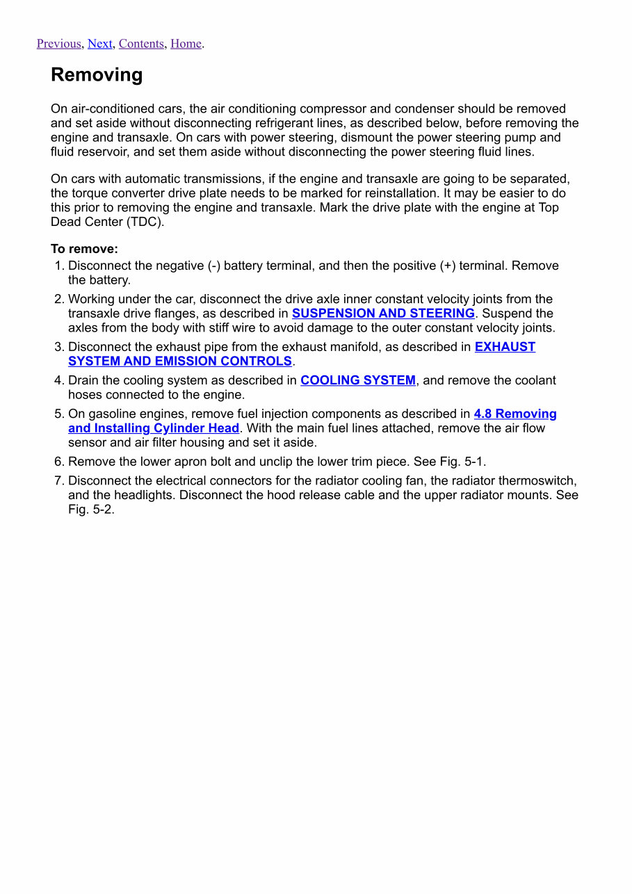 Volkswagen GTI, Golf, Jetta A2 Service Manual preview img 1