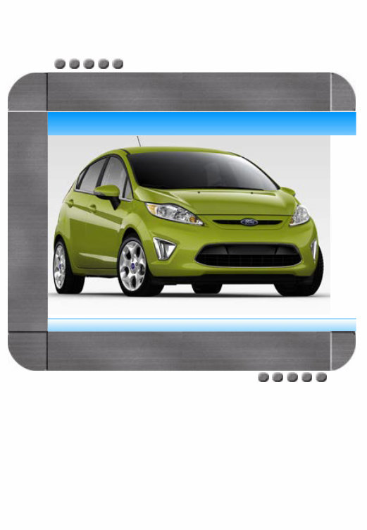 2013 Ford Fiesta Service & Repair Manual preview img 1