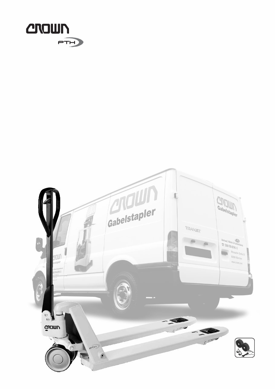 Crown PTH50 Series Hand Pallet Truck Service Repair and Parts Manual INSTANT preview img 1