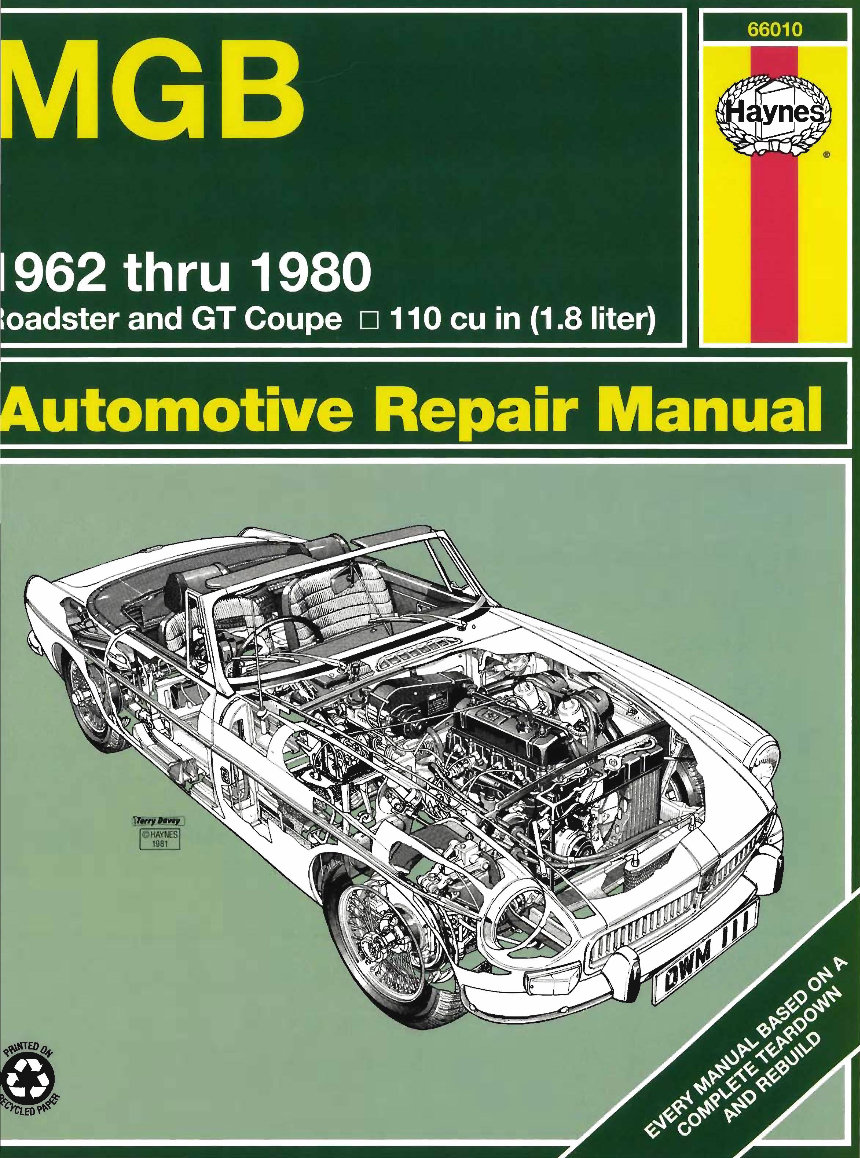 1962-1980 MG MGB Service & Repair Manual preview img 1