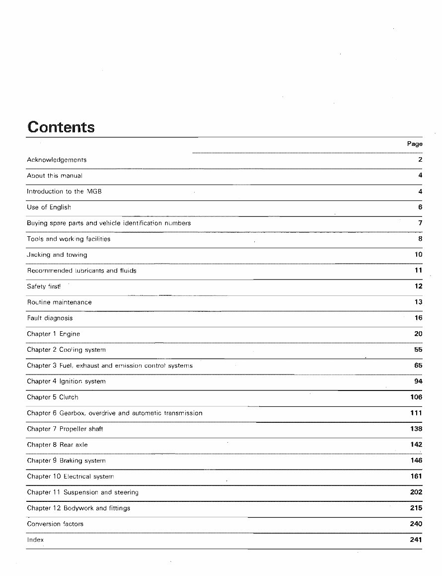 1962-1980 MG MGB Service & Repair Manual preview img 5