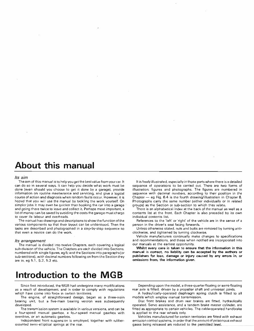 1962-1980 MG MGB Service & Repair Manual preview img 6