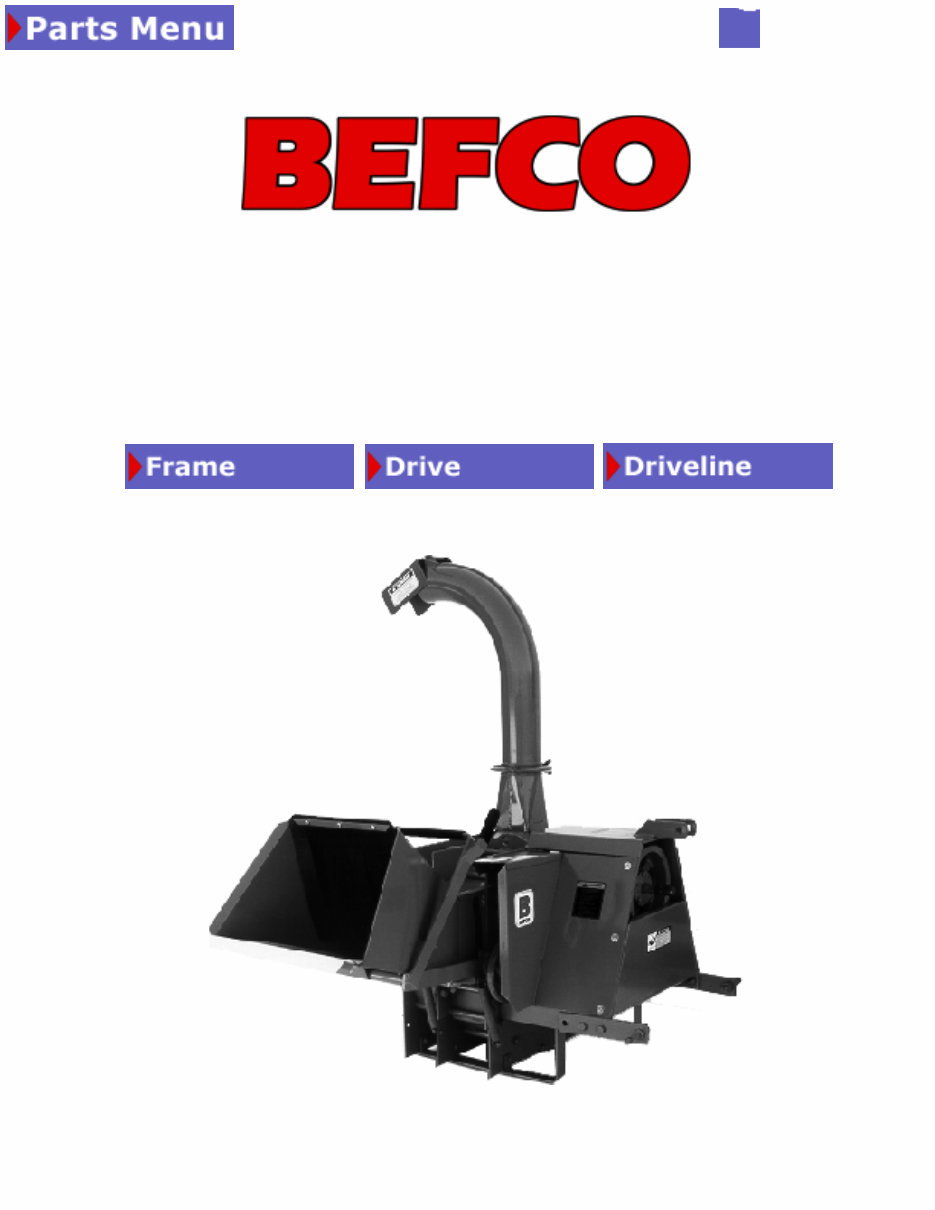 BEFCO Parts Part ipl Manual BM6-800 Bushmaster Chipper preview img 1