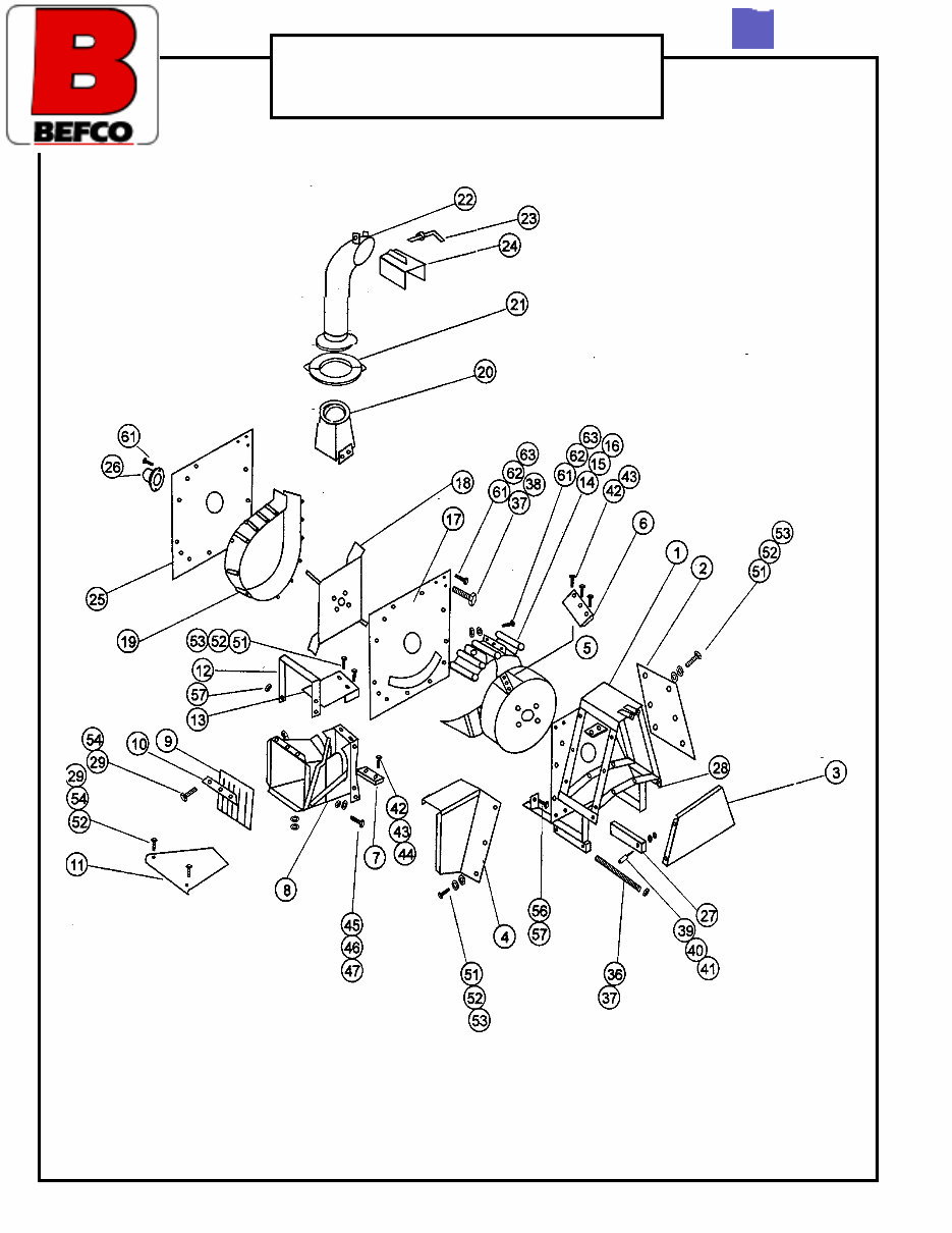 BEFCO Parts Part ipl Manual BM6-800 Bushmaster Chipper preview img 2
