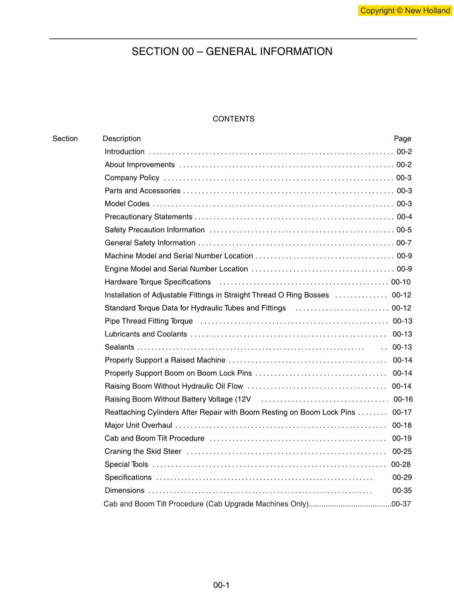 New Holland L175 C175 Workshop Service Repair Manual Skid Steer and Compact Track Loader preview img 4