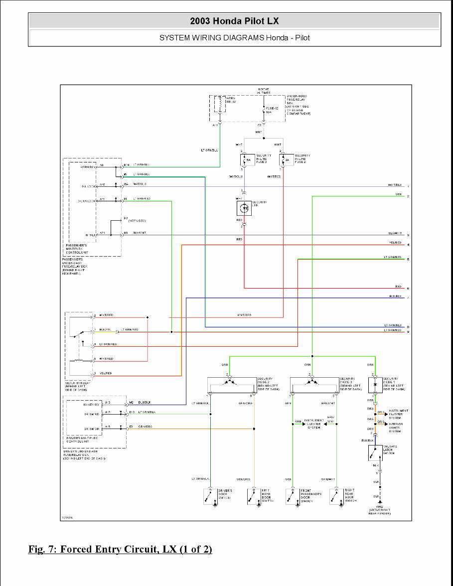 2021 HONDA PILOT SERVICE MANUAL PDF FREE DOWNLOAD visual data 6