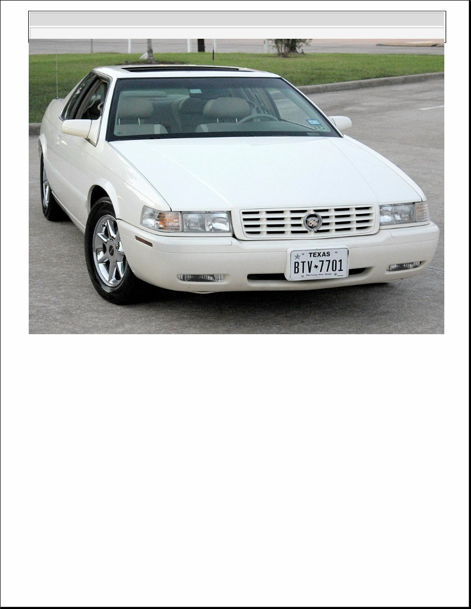 1999 Cadillac Eldorado Service & Repair Manual Software preview img 1