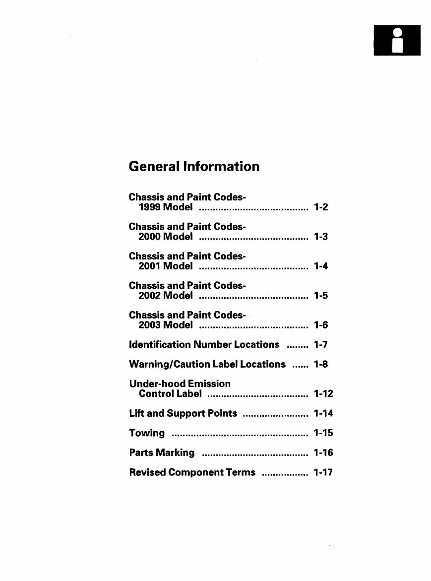 1999 Acura TL Service & Repair Manual Software preview img 2