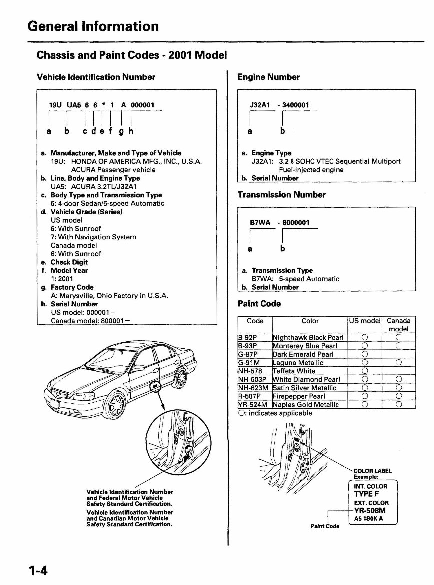 1999 Acura TL Service & Repair Manual Software preview img 5