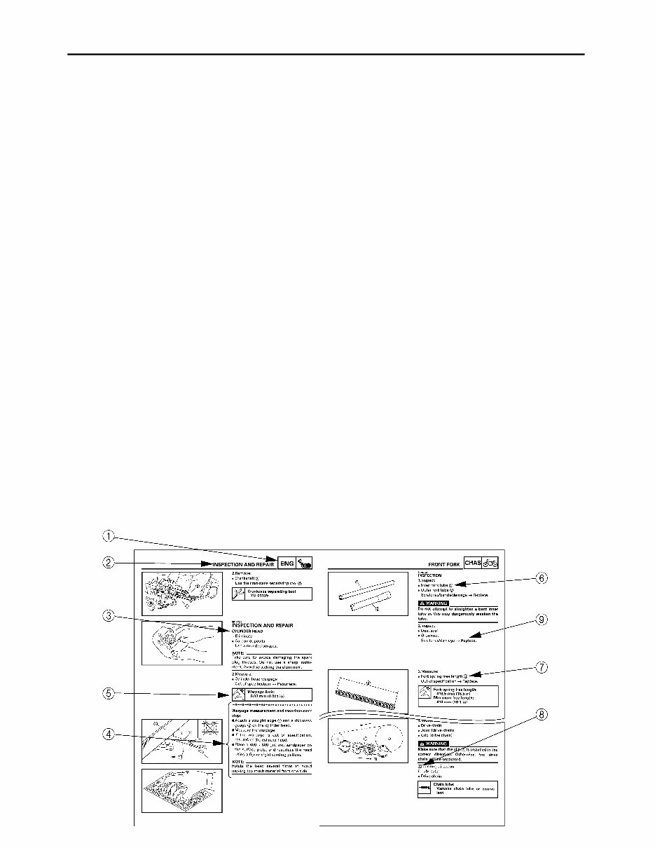 1999-2004 Yamaha Beartracker YFM250XL ATV OEM Service & Repair Manual preview img 3