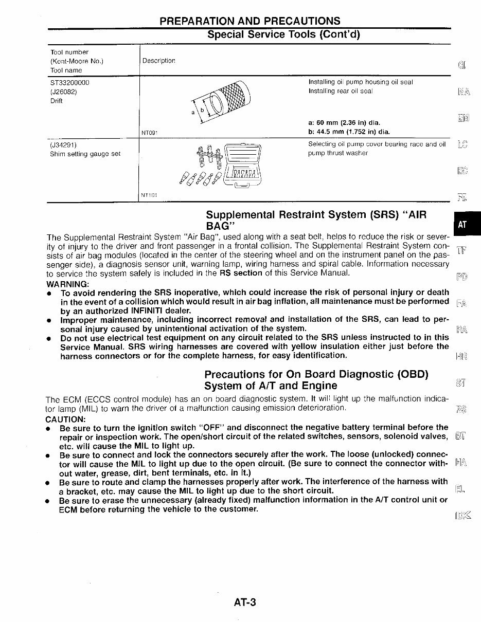 2001 Infiniti QX4 R50 Service & Repair Manual preview img 4