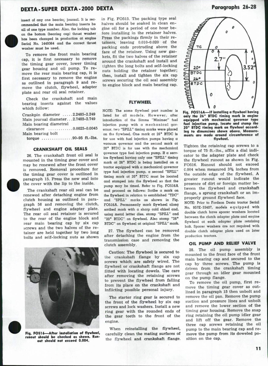 FORDSON MAJOR Diesel Workshop Manual preview img 10