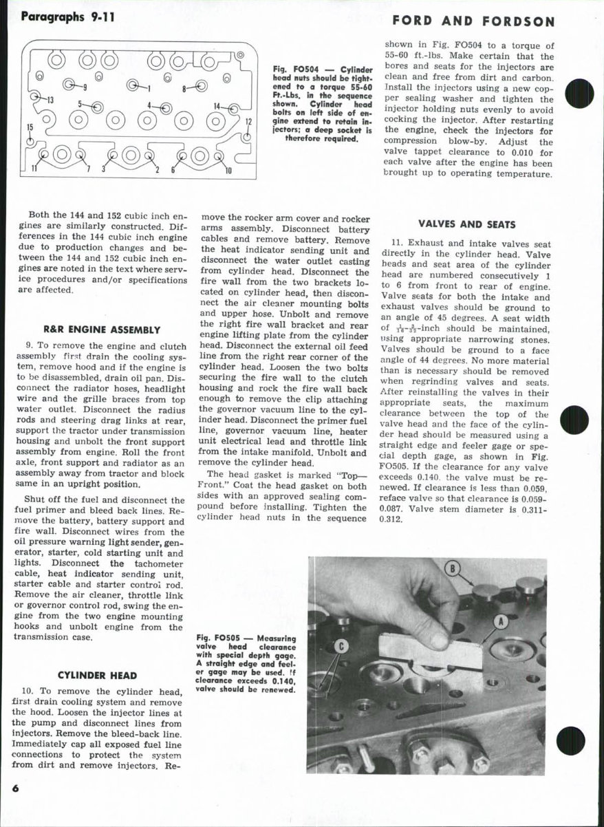 FORDSON MAJOR Diesel Workshop Manual preview img 5