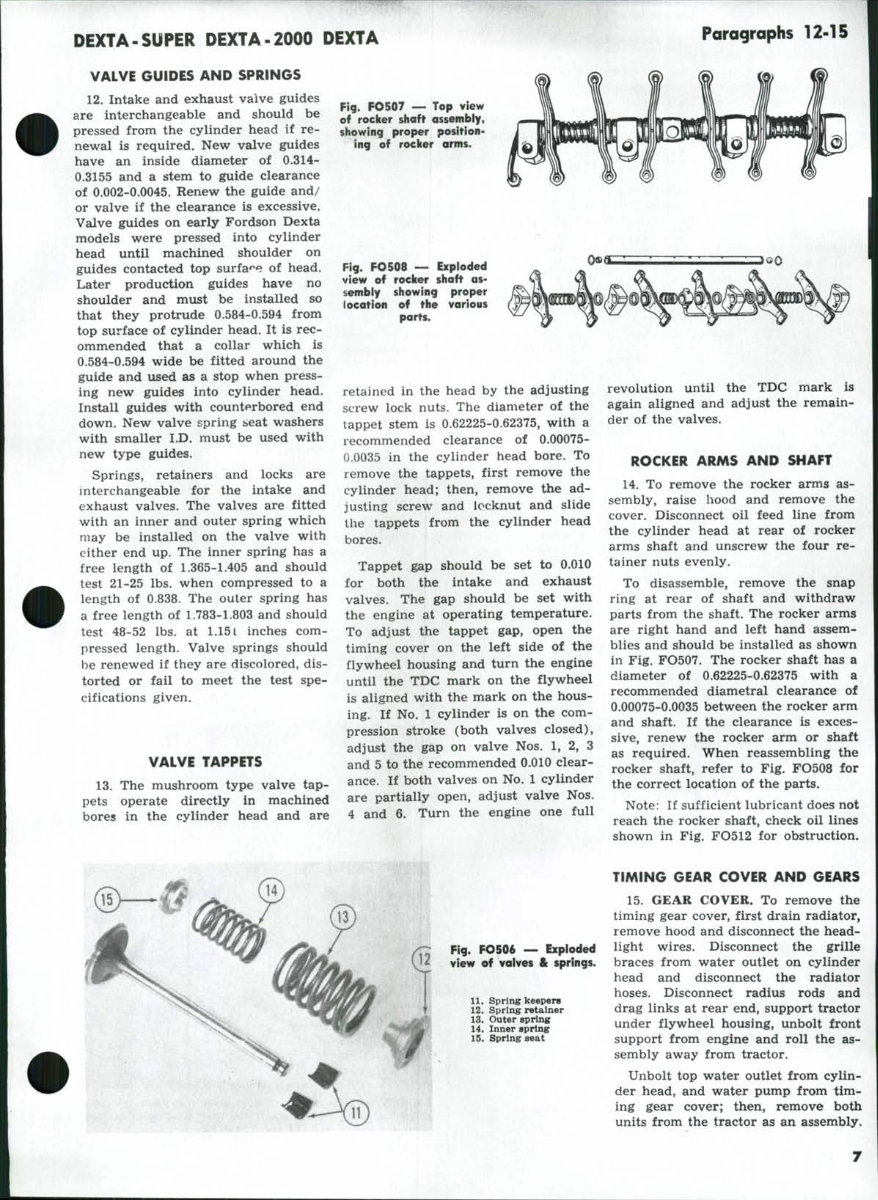 FORDSON MAJOR Diesel Workshop Manual preview img 6
