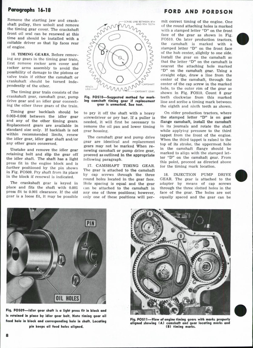 FORDSON MAJOR Diesel Workshop Manual preview img 7