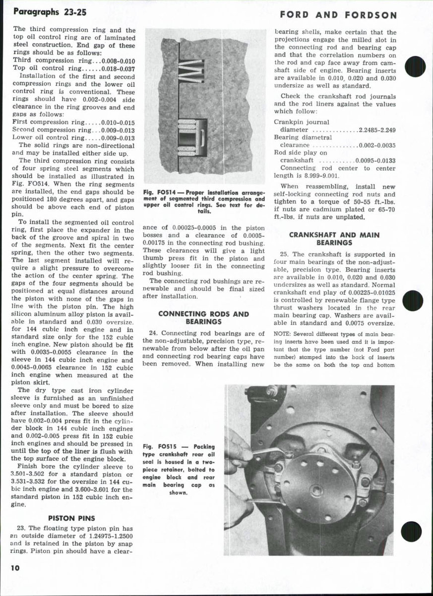 FORDSON MAJOR Diesel Workshop Manual preview img 9