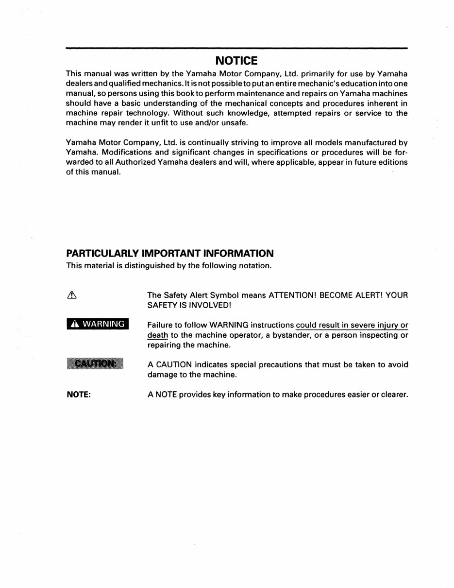 1995-2007 YAMAHA YFM350 WOLVERINE ATV Repair Manual preview img 4