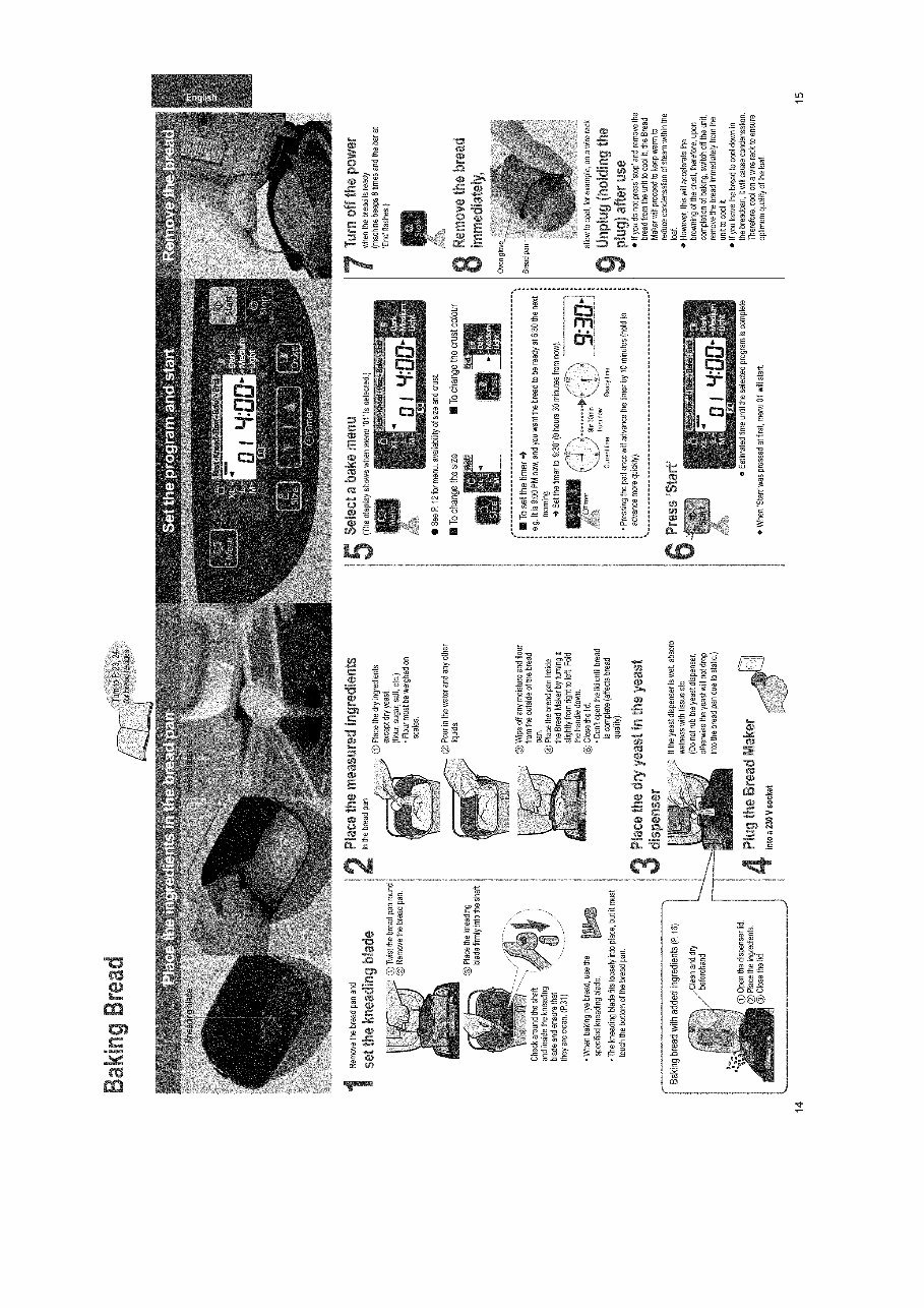 Panasonic SD-ZB2502BXE Automatic Bread Maker Service Manual preview img 8