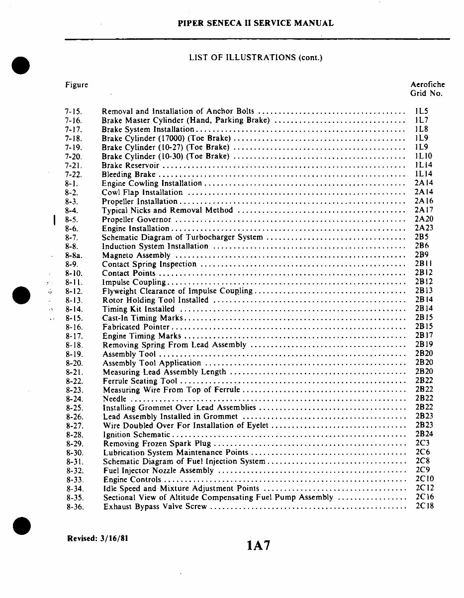Piper Seneca II PA 34 200T Aircraft Workshop & Parts Manual Complete Workshop Service Repair Manual preview img 7