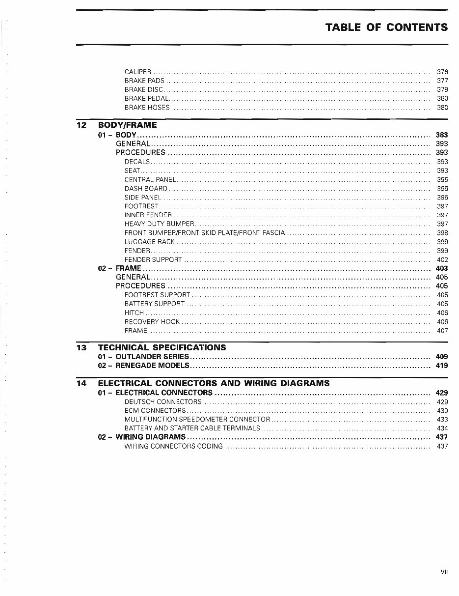 2007-2008 Can-Am Outlander/Renegade Series ATVs (500/650/800) OEM Service & Repair Manual preview img 8