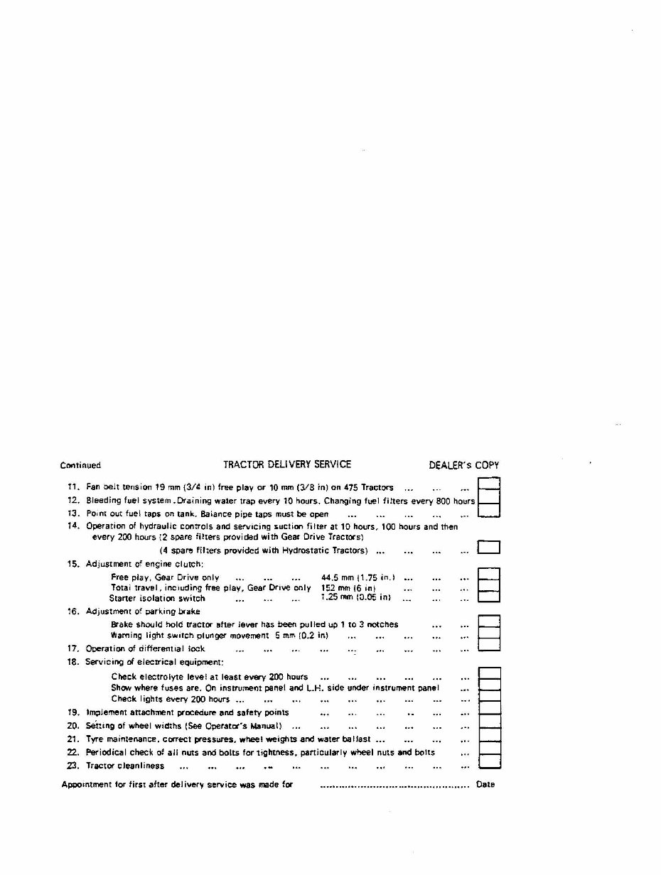 International 454, 474, 475, 574,674 Tractor OPS Manual preview img 5