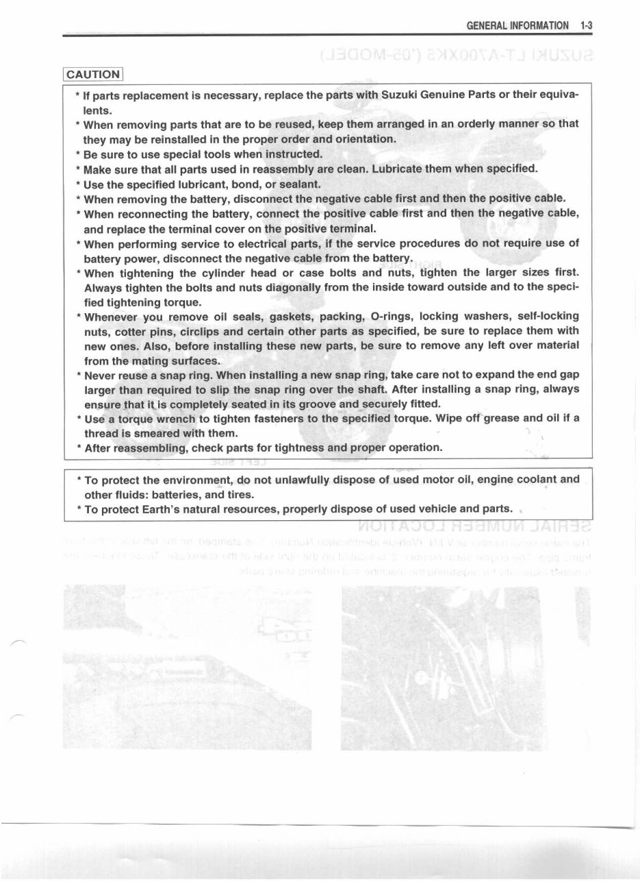 2005-2007 Suzuki King Quad 700 Service Manual LT-A700X (Highly Detailed FSM, Preview) preview img 9