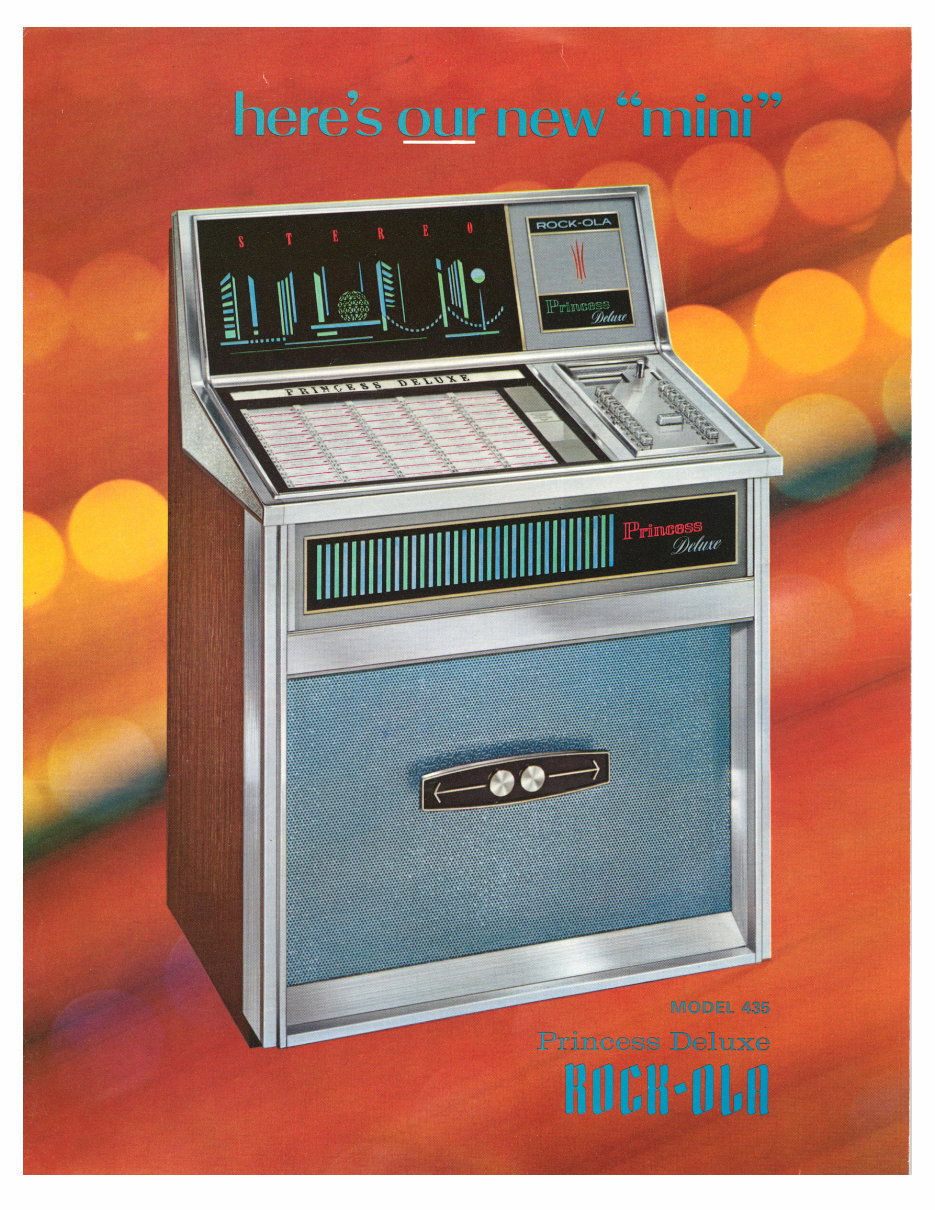 Rock-Ola 435 and 441 Jukebox Service repair manual preview img 1