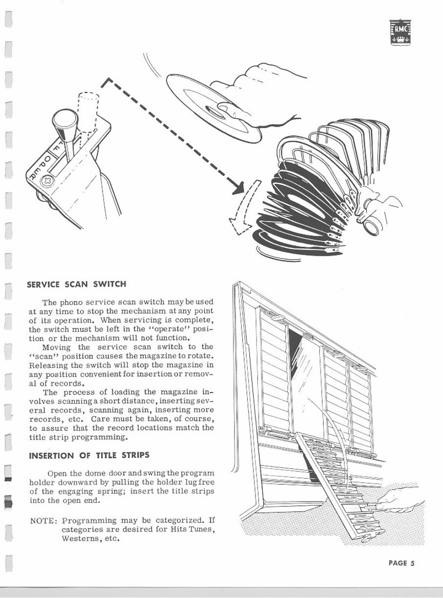 Rock-Ola 435 and 441 Jukebox Service repair manual preview img 10