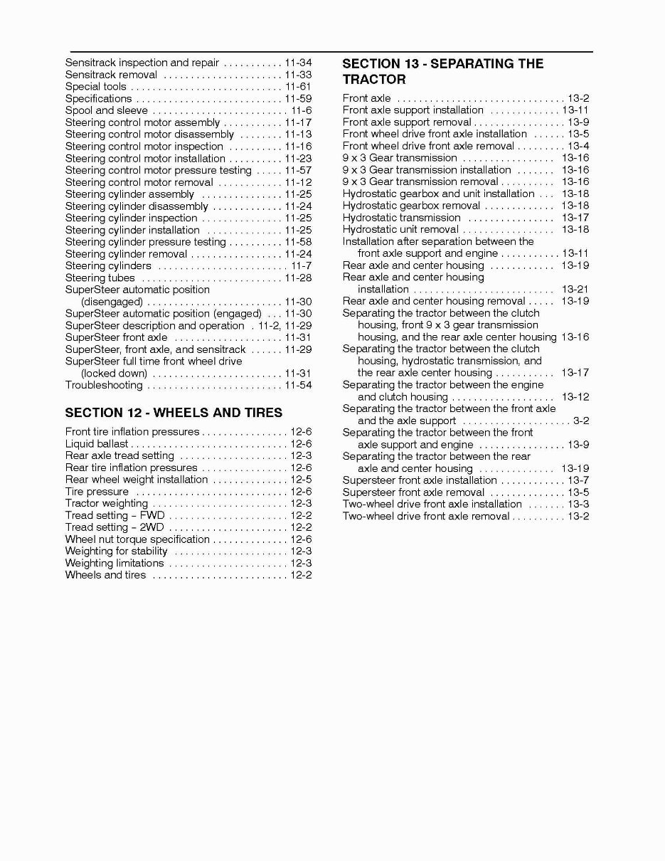 New Holland TC25 TC25D Tractor Service Repair Shop Manual Workshop preview img 9