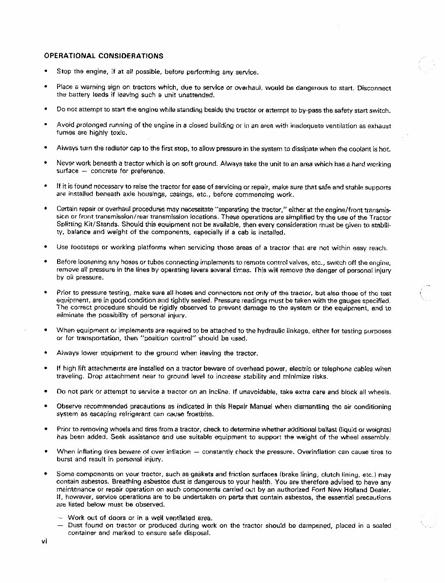 Ford 1720 Tractor Workshop Repair Service Manual preview img 7