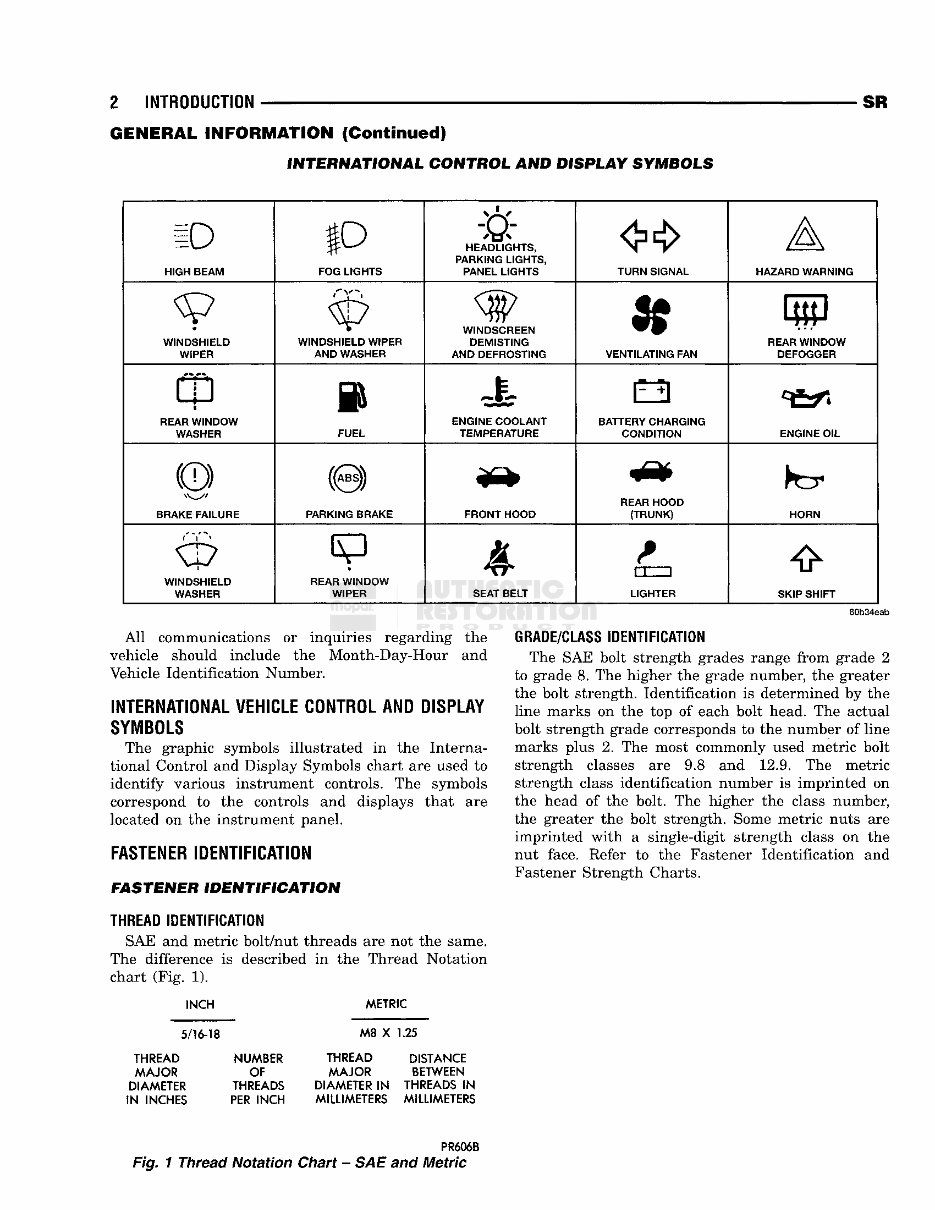 1998 DODGE VIPER Service and Repair Manual preview img 6