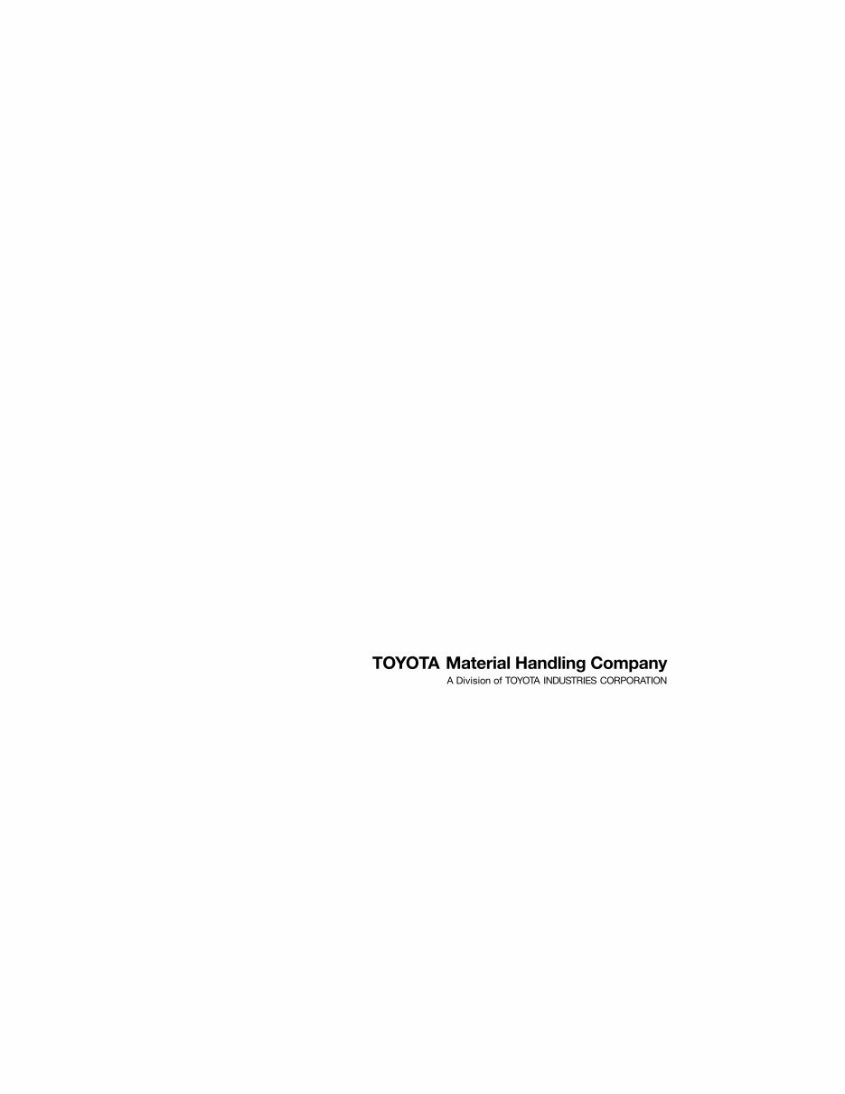 Toyota LPG Forklift Truck 7FGCSU20, 7FGCU15, 7FGCU18 Workshop Service Manual preview img 1