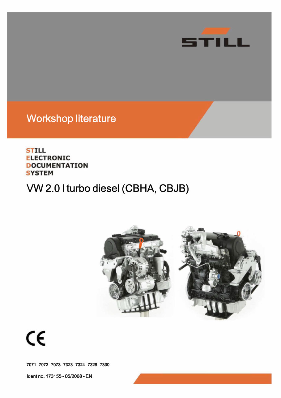 STILL VW 2.0I Turbo Diesel (CBHA ,CBJB) Service & Repair Manual preview img 1