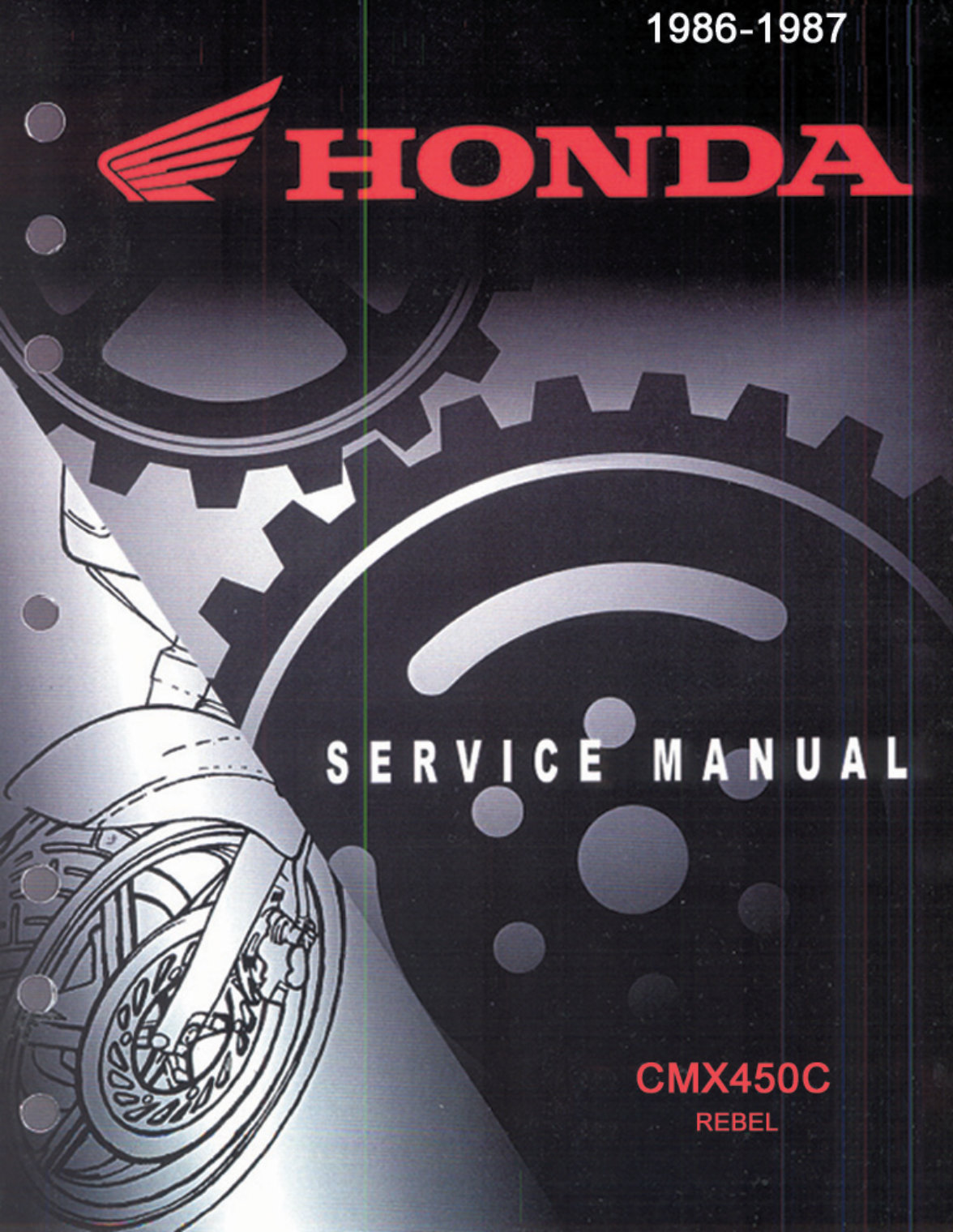 1986-1987 Honda Rebel CMX450C Service & Repair Manual preview img 1
