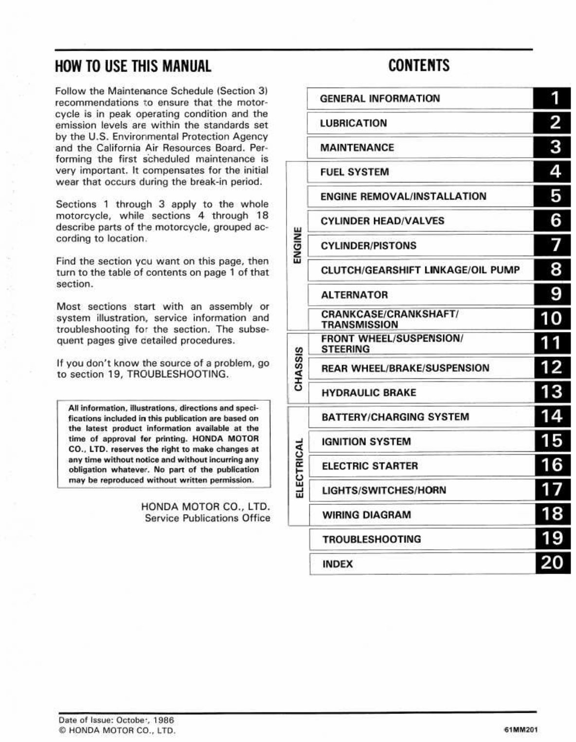 1986-1987 Honda Rebel CMX450C Service & Repair Manual preview img 2