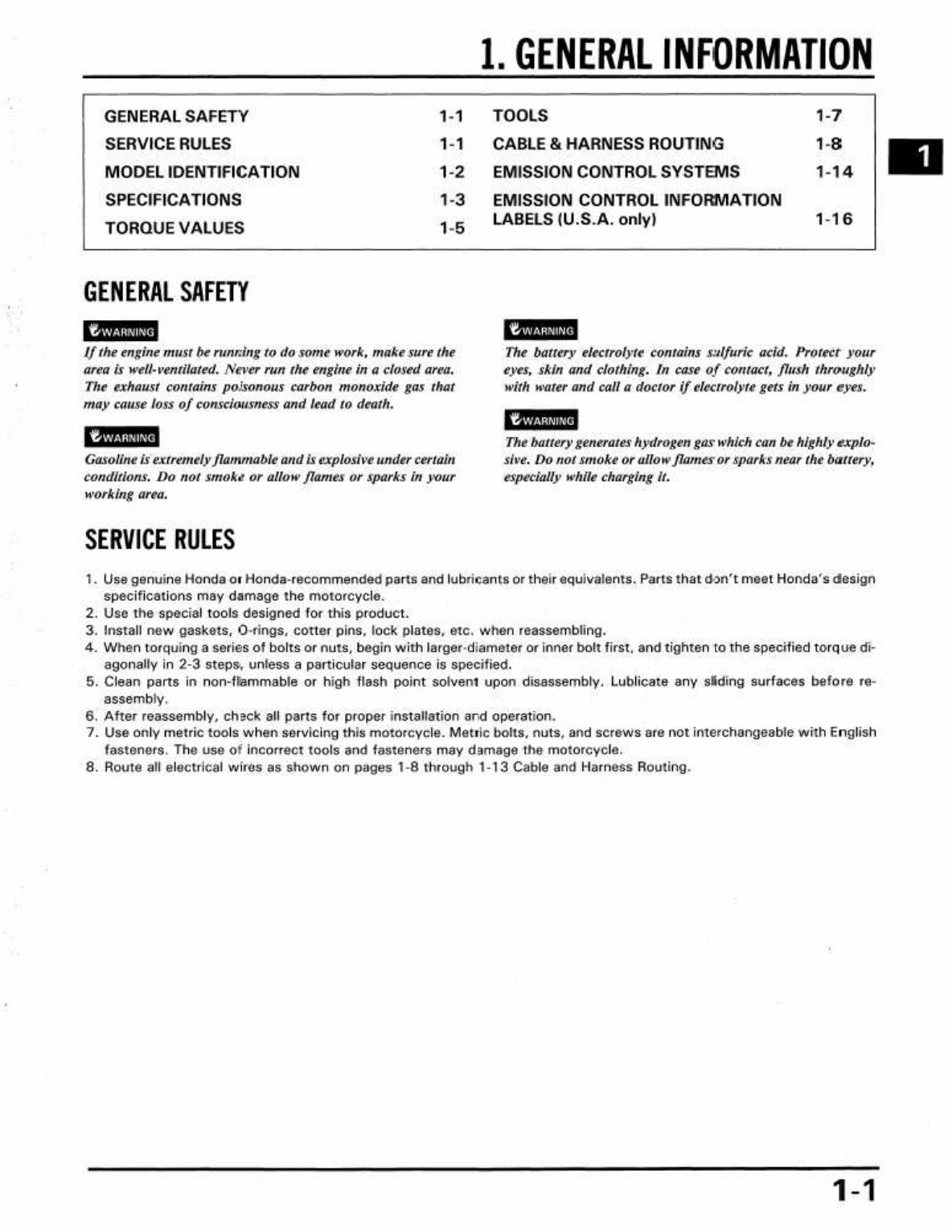 1986-1987 Honda Rebel CMX450C Service & Repair Manual preview img 3