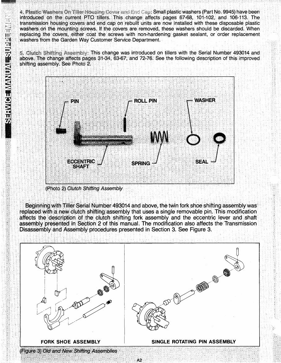 Troy-Bilt Roto Tiller Transmission Service & Repair Workshop Manual - IMPROVED - preview img 4