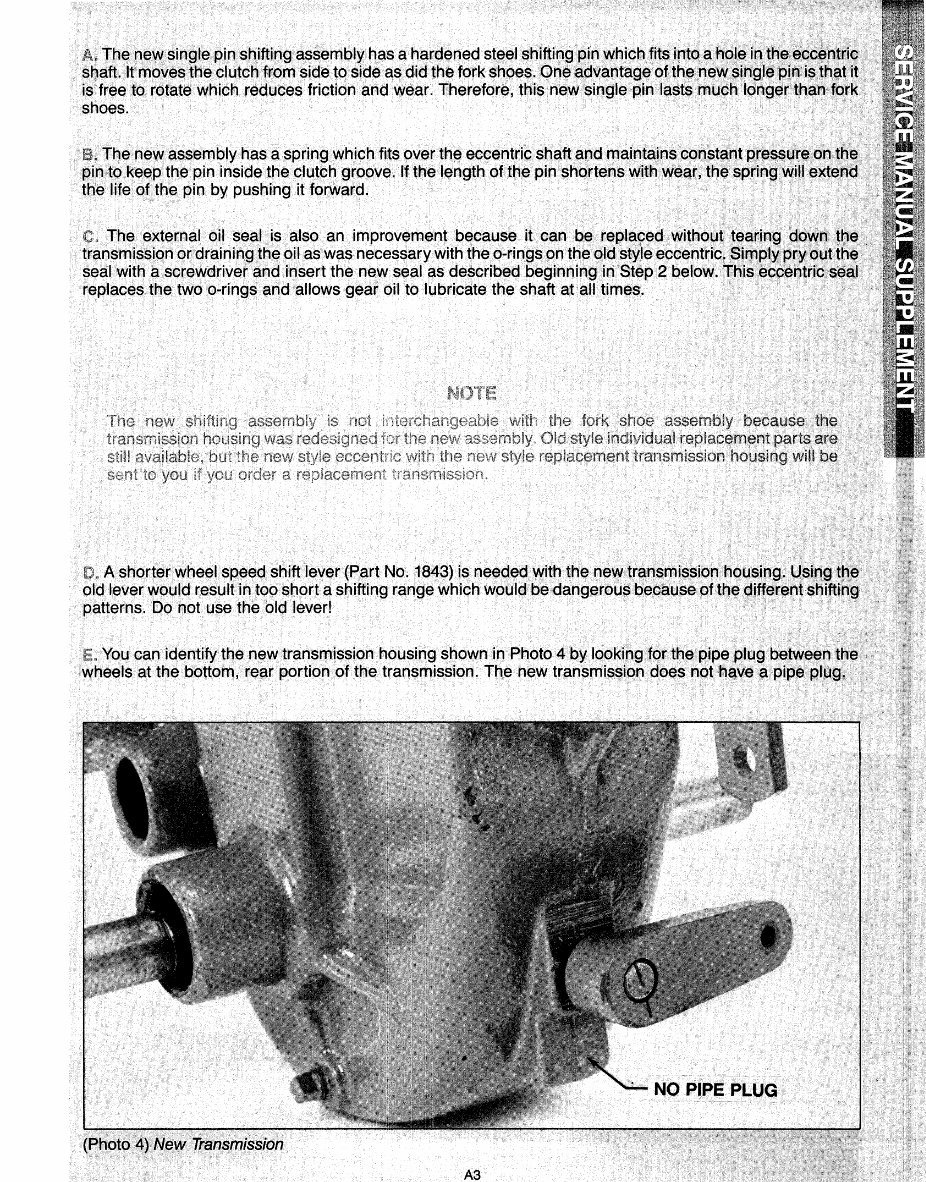 Troy-Bilt Roto Tiller Transmission Service & Repair Workshop Manual - IMPROVED - preview img 5
