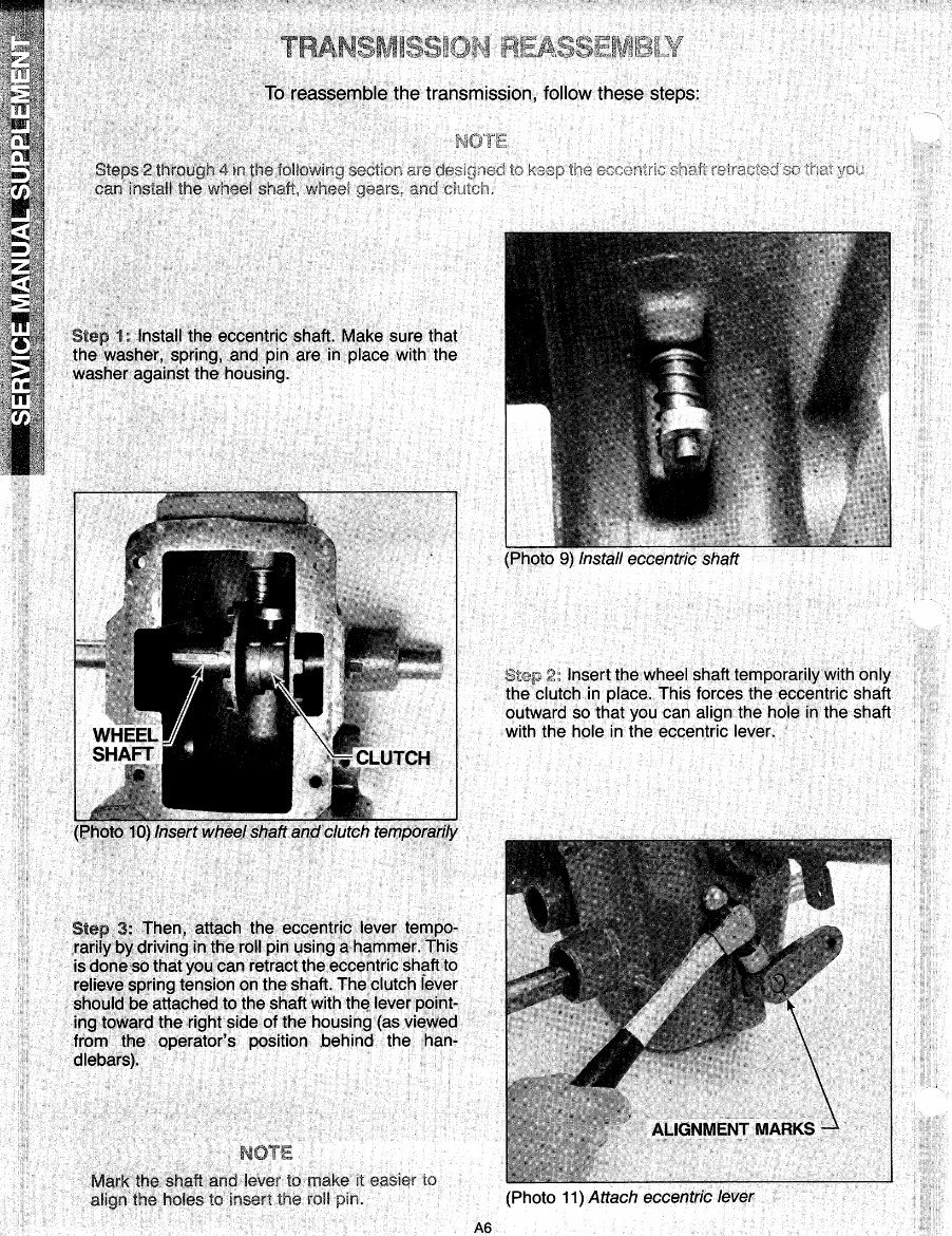 Troy-Bilt Roto Tiller Transmission Service & Repair Workshop Manual - IMPROVED - preview img 8