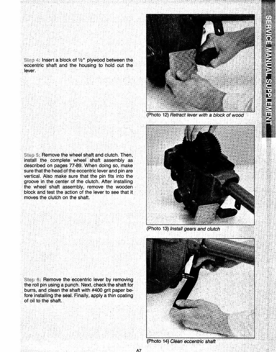 Troy-Bilt Roto Tiller Transmission Service & Repair Workshop Manual - IMPROVED - preview img 9