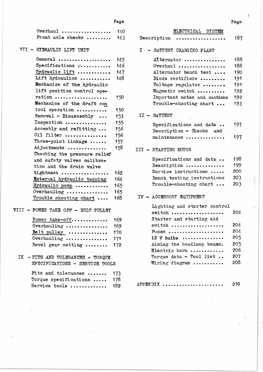 Fiat Trattori 480-480 DT/500-500 DT/540-540 DT/640-640 DT Tractors OEM Service & Repair Manual preview img 7