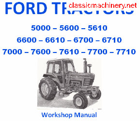 Ford Tractor 5610 Full Service Repair Manual preview img 1