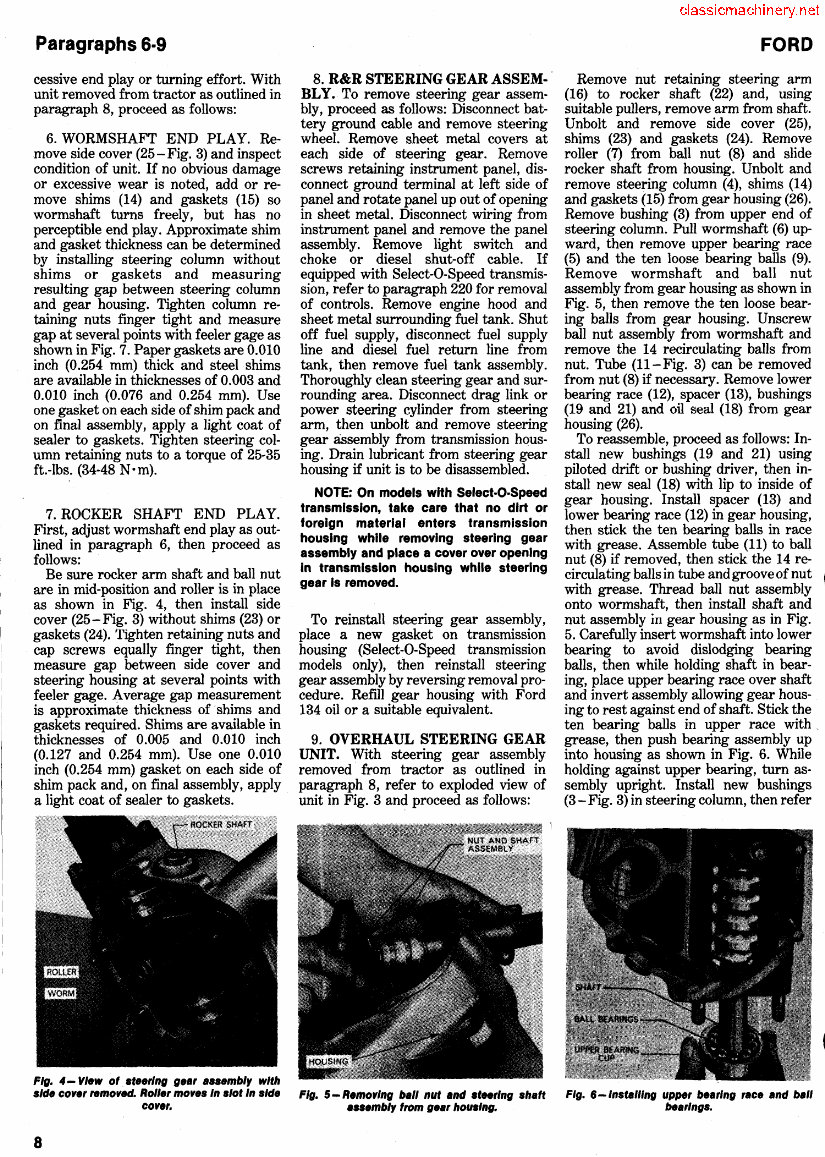 Ford Tractor 5610 Full Service Repair Manual preview img 8