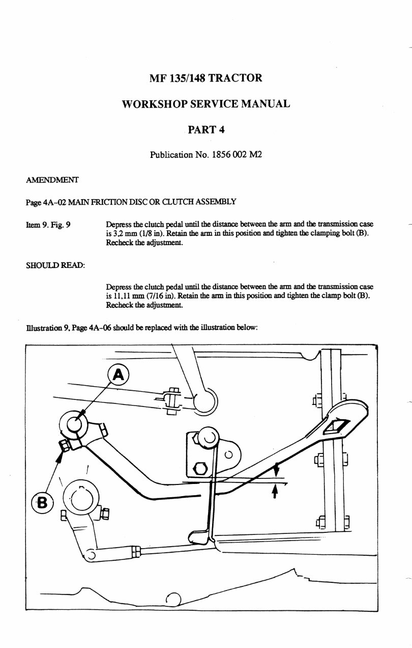 Massey Ferguson MF135 MF148 Tractor Service & Repair Manual preview img 4