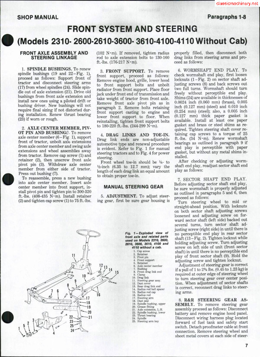 Ford 2600 Tractor Factory Service Repair Manual preview img 6