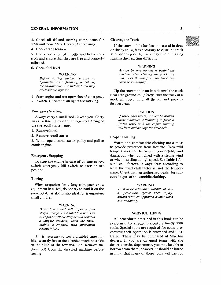 Ski-Doo Olympique 335 1970-1971! Snowmobile Service/Shop Manual Repair Instant preview img 10