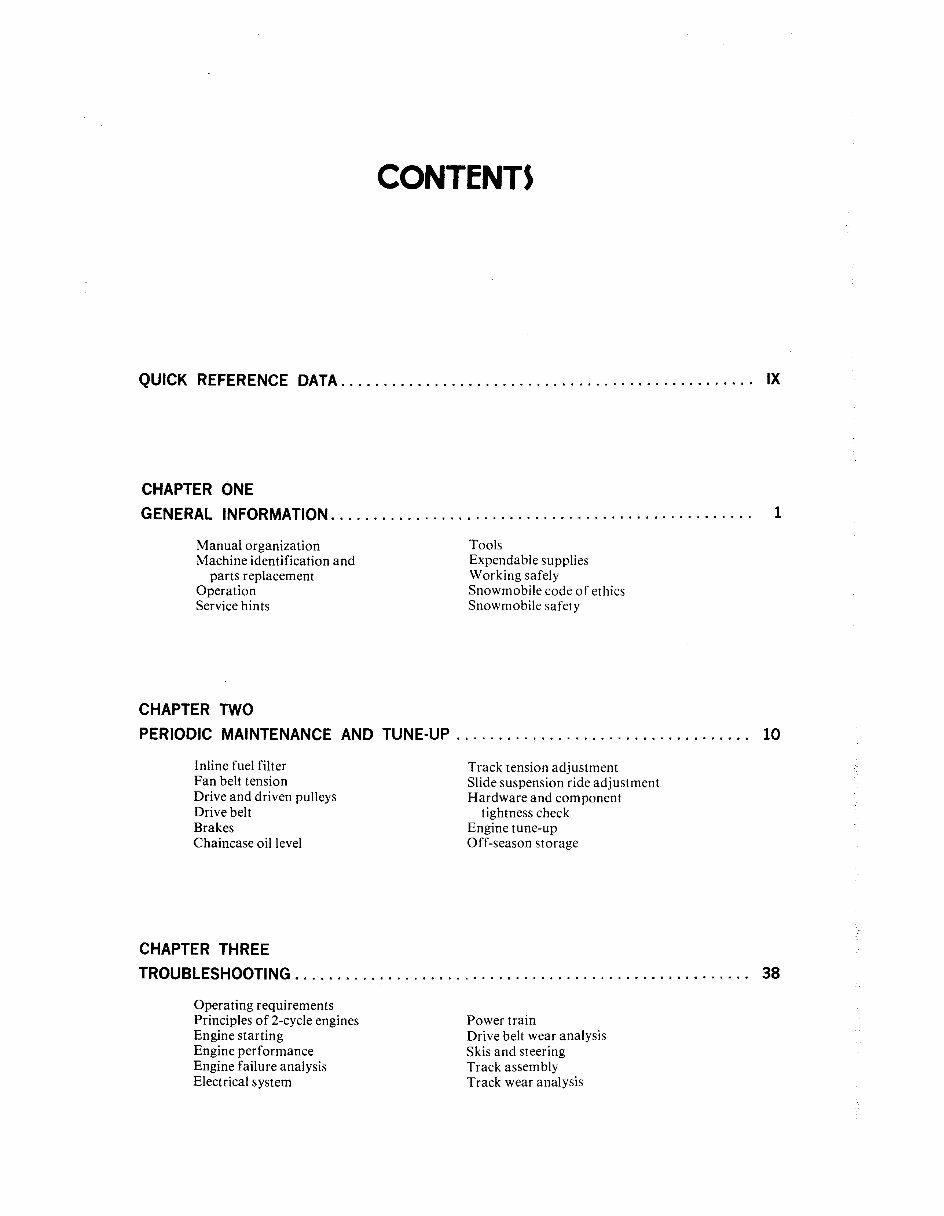 Ski-Doo Olympique 335 1970-1971! Snowmobile Service/Shop Manual Repair Instant preview img 3